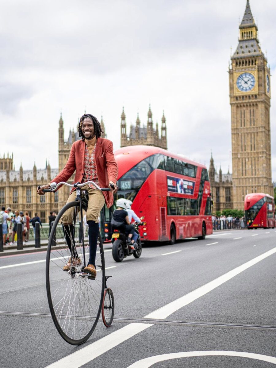 Meet RastaRolla: The Penny Farthing Rider Turning Heads Across London